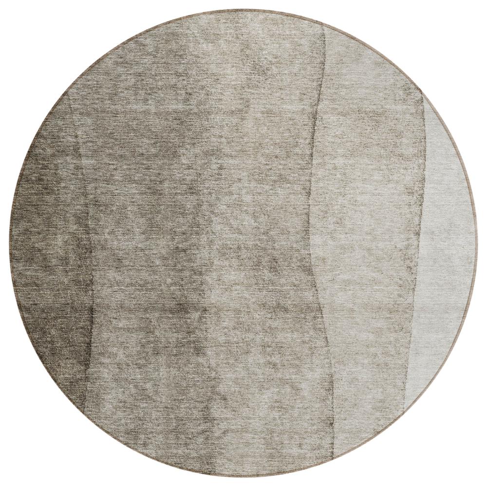 Chantille ACN690 Brown 8' x 8' Rug. Picture 1