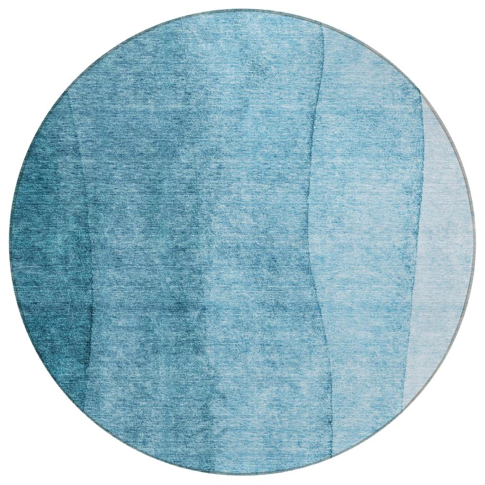 Chantille ACN690 Teal 8' x 8' Rug. Picture 1