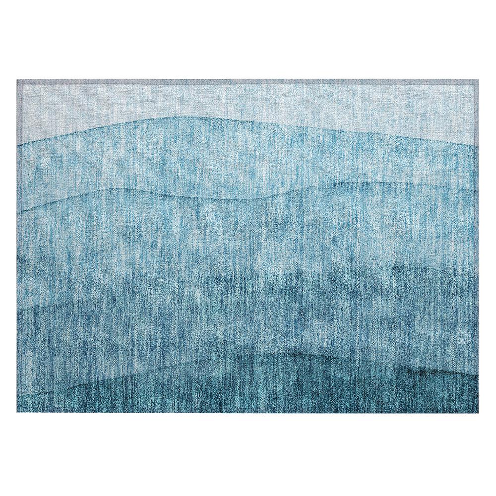 Chantille ACN690 Teal 1'8" x 2'6" Rug. Picture 1