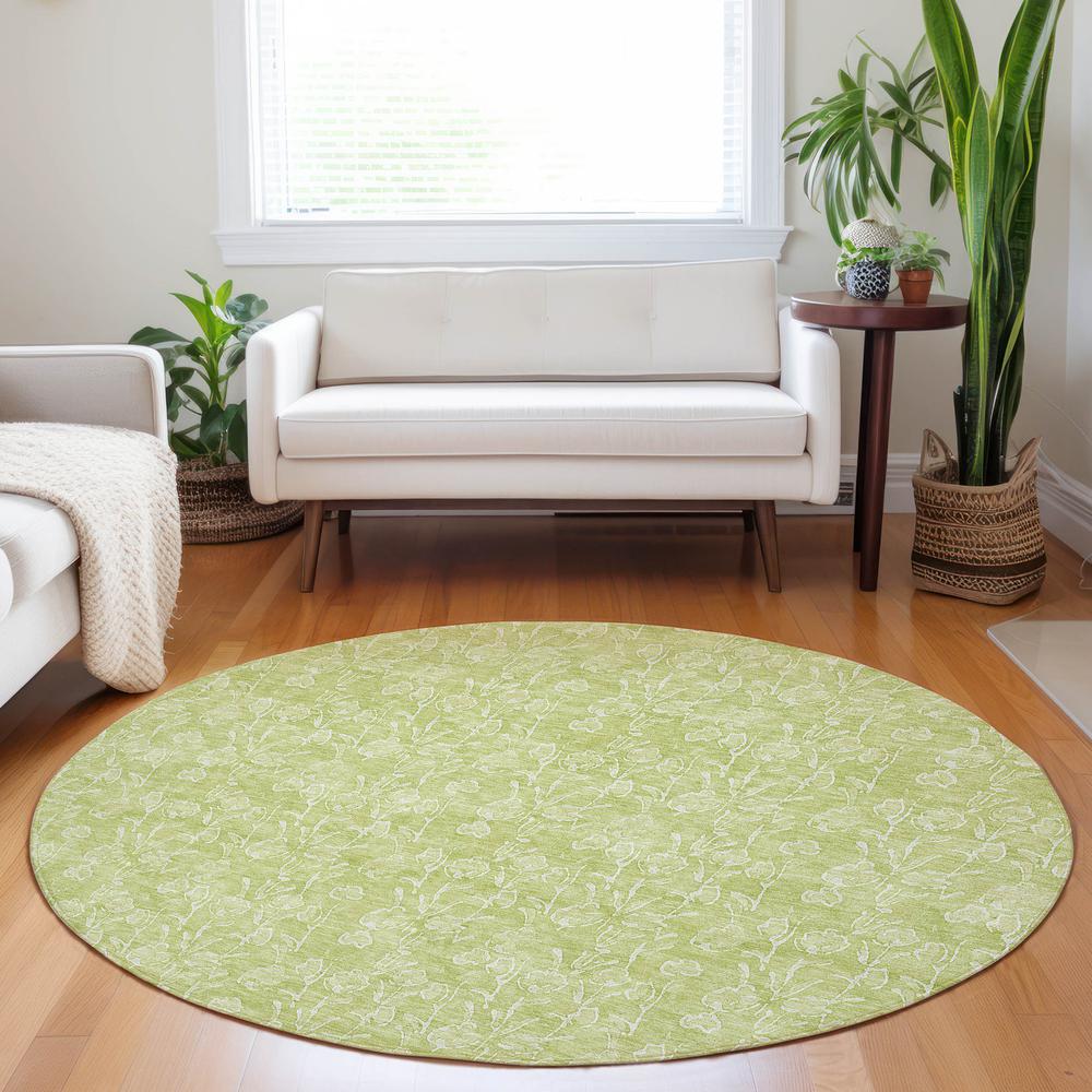 Chantille ACN691 Green 8' x 8' Rug. Picture 7