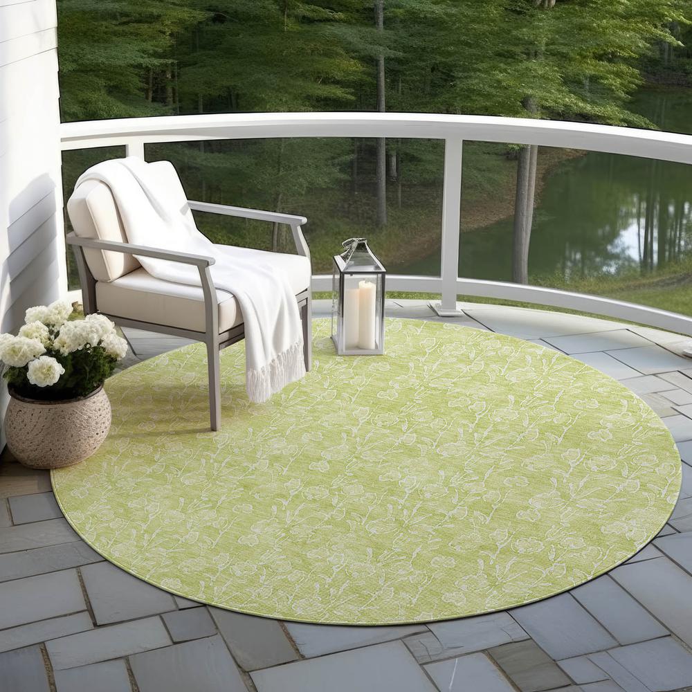 Chantille ACN691 Green 8' x 8' Rug. Picture 8