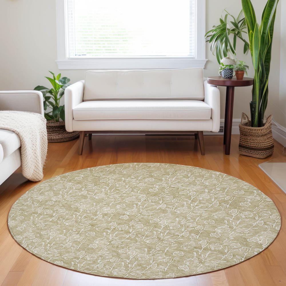 Chantille ACN691 Brown 8' x 8' Rug. Picture 6