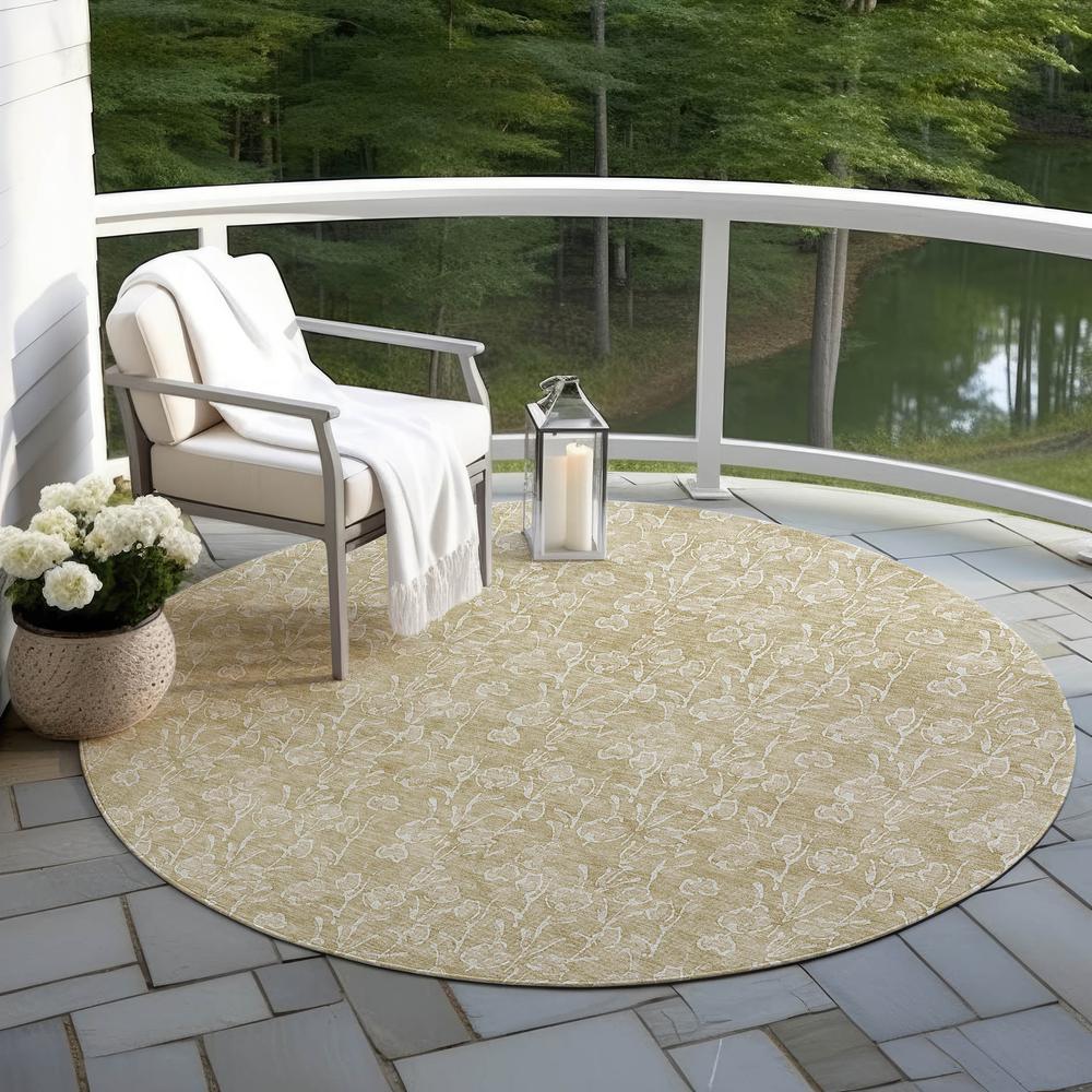 Chantille ACN691 Brown 8' x 8' Rug. Picture 7
