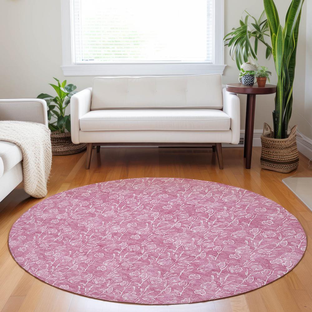 Chantille ACN691 Pink 8' x 8' Rug. Picture 6