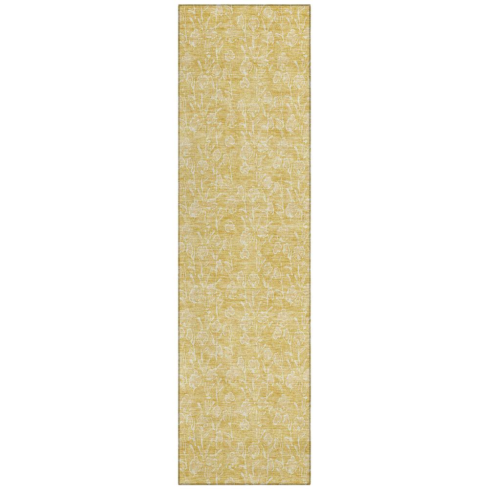 Chantille ACN691 Gold 2'3" x 7'6" Rug. Picture 1