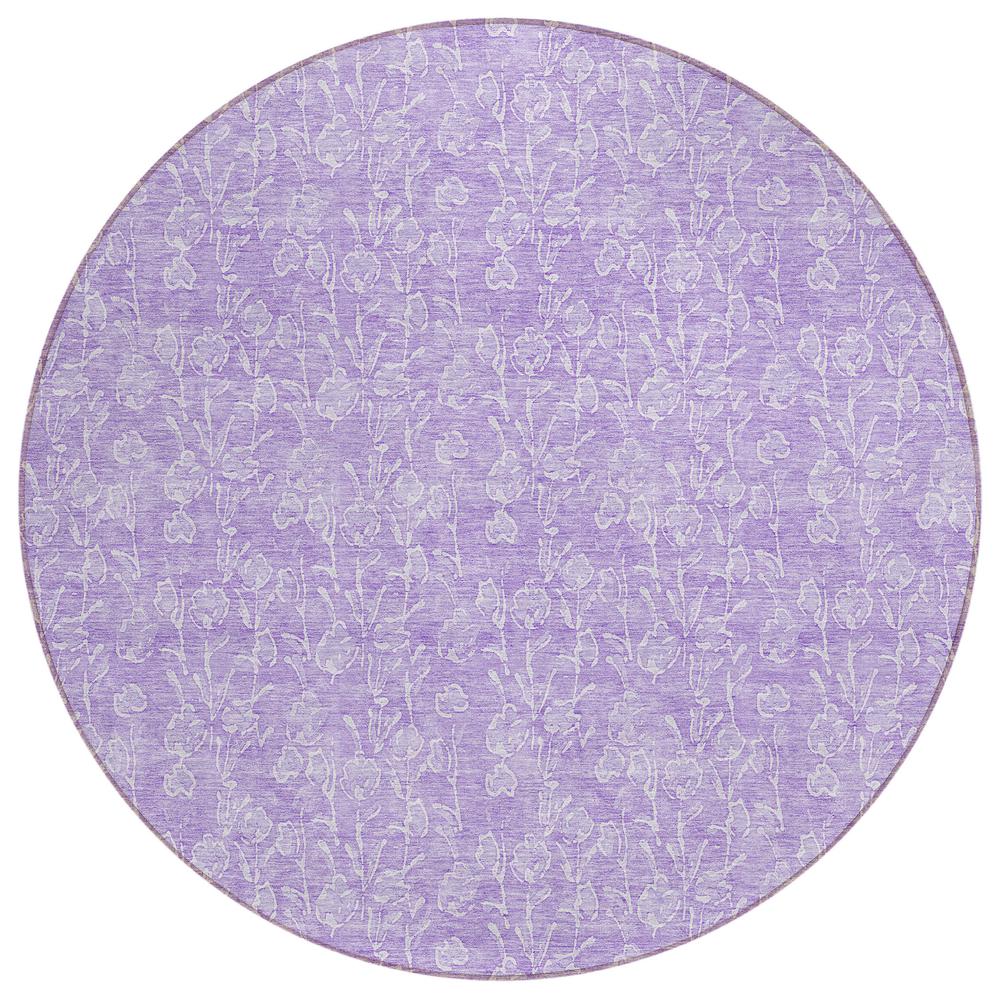 Chantille ACN691 Purple 8' x 8' Rug. Picture 1