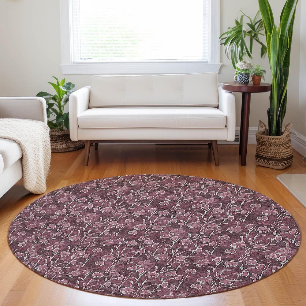 Chantille ACN692 Red 8' x 8' Rug. Picture 6