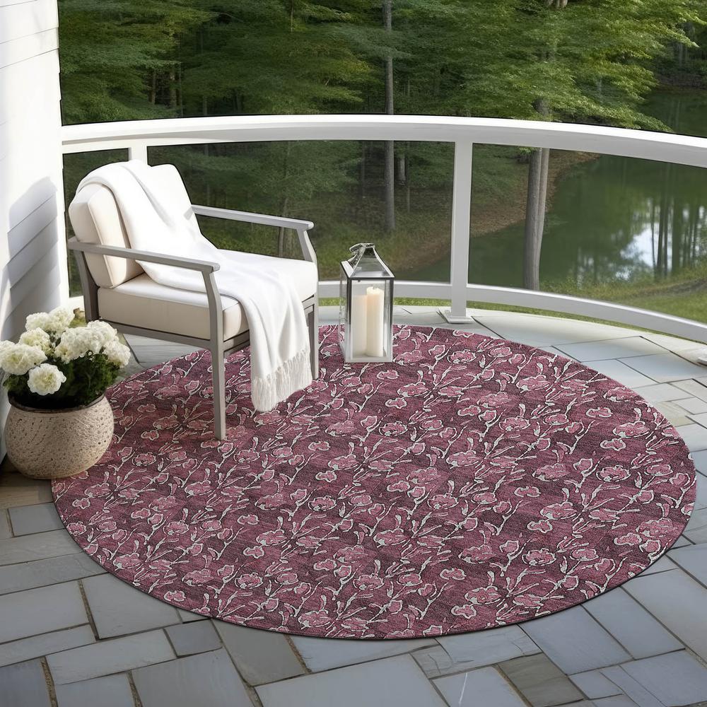 Chantille ACN692 Red 8' x 8' Rug. Picture 7