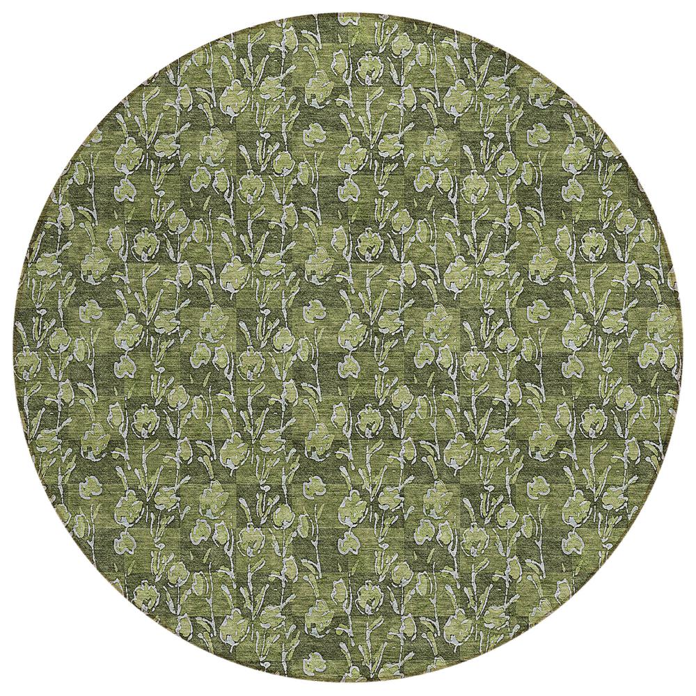 Chantille ACN692 Green 8' x 8' Rug. Picture 1