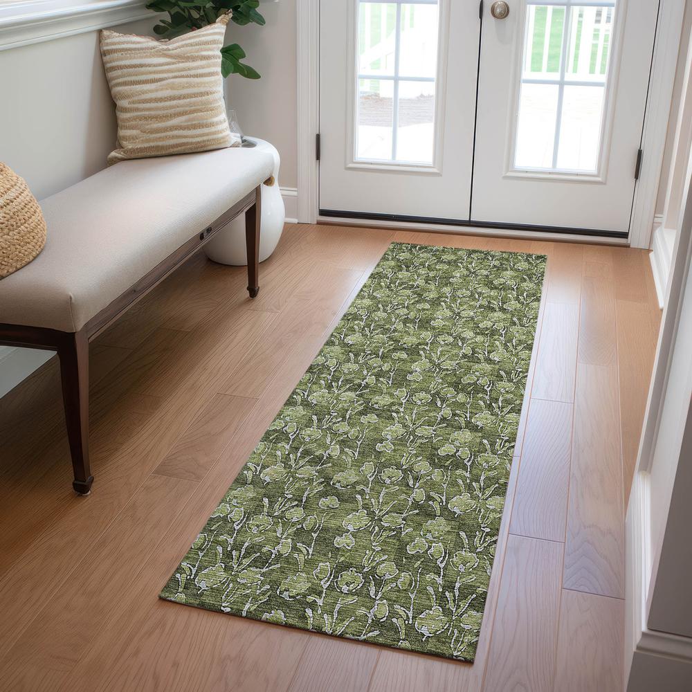 Chantille ACN692 Green 2'3" x 7'6" Rug. Picture 6