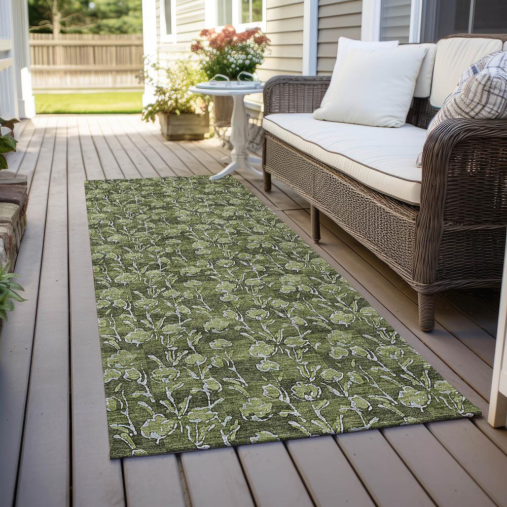 Chantille ACN692 Green 2'3" x 7'6" Rug. Picture 7