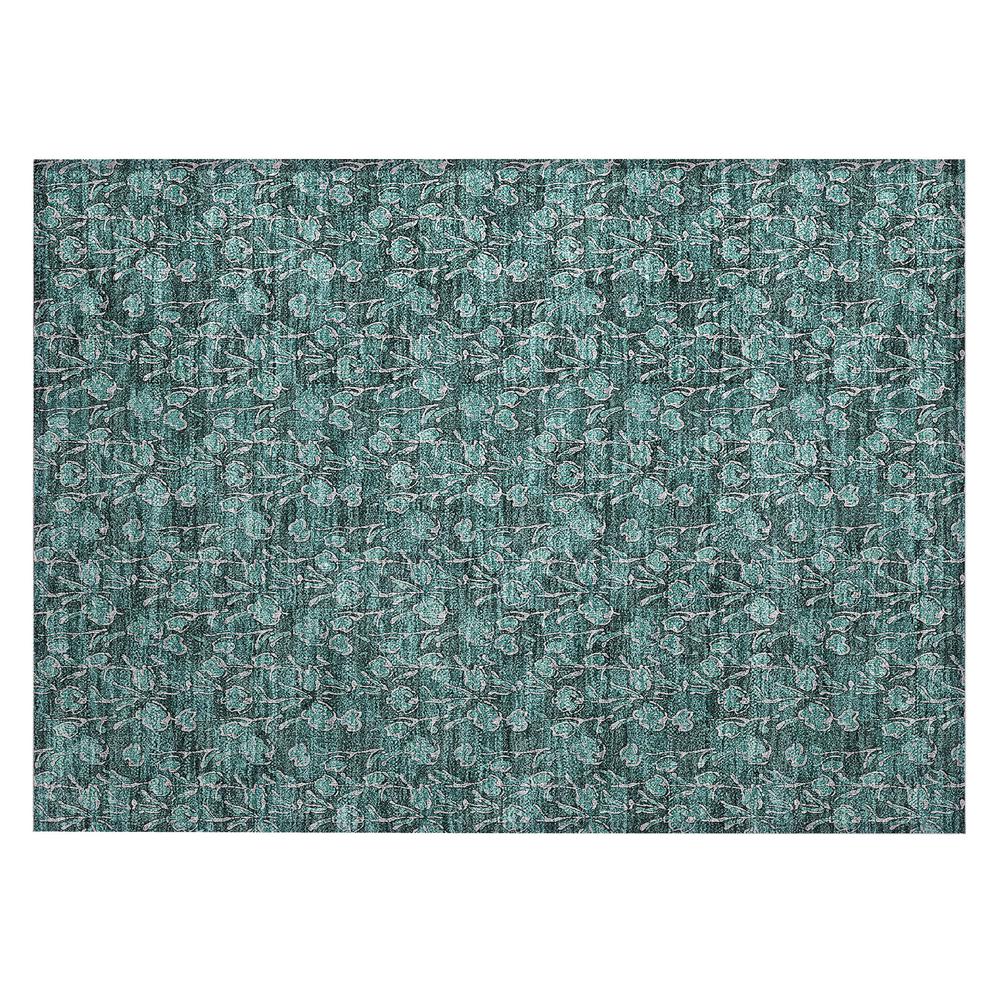 Chantille ACN692 Teal 1'8" x 2'6" Rug. Picture 1