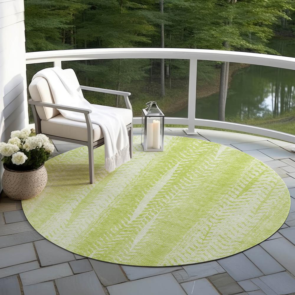 Chantille ACN694 Green 8' x 8' Rug. Picture 8