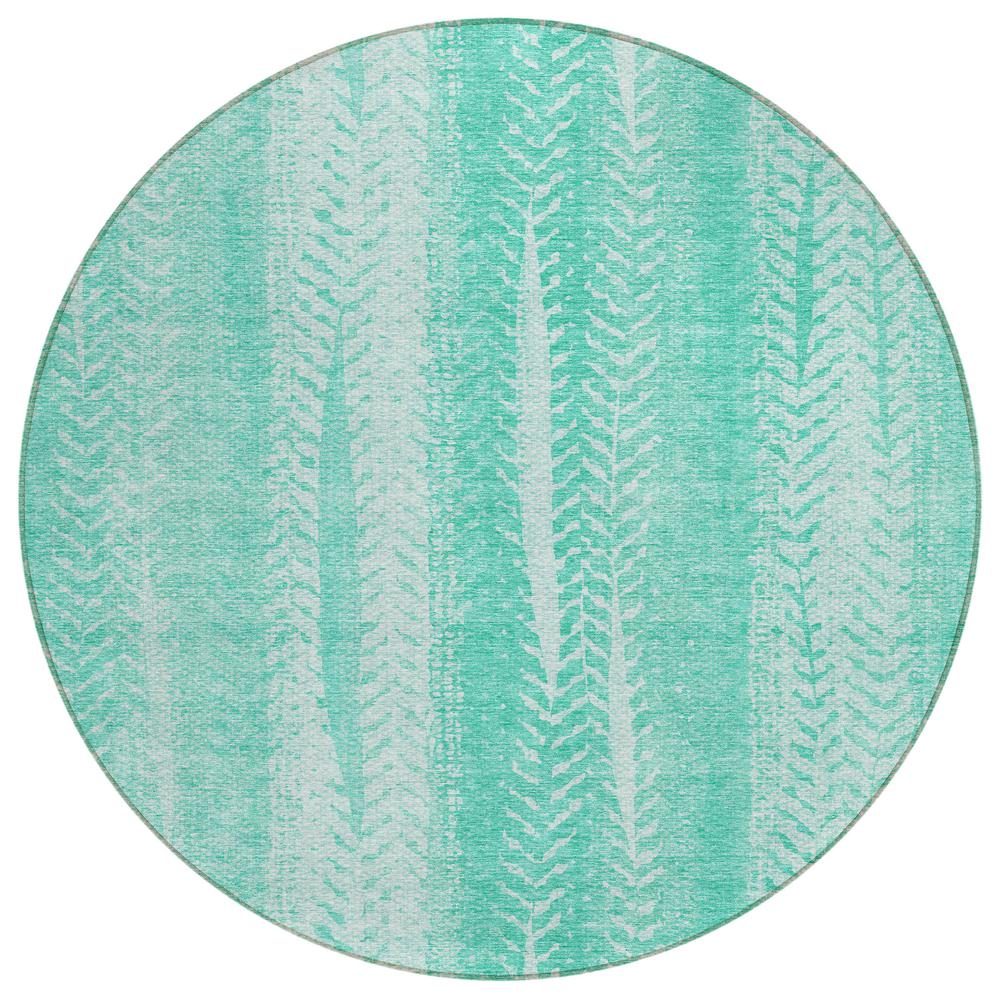 Chantille ACN694 Teal 8' x 8' Rug. Picture 1