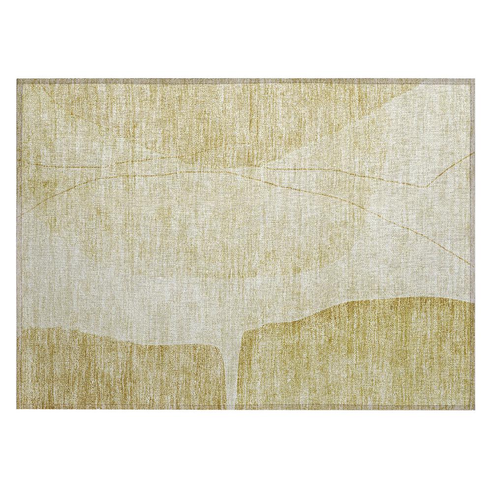 Chantille ACN696 Gold 1'8" x 2'6" Rug. Picture 1