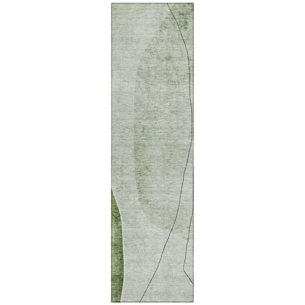 Chantille ACN696 Green 2'3" x 7'6" Rug. Picture 1
