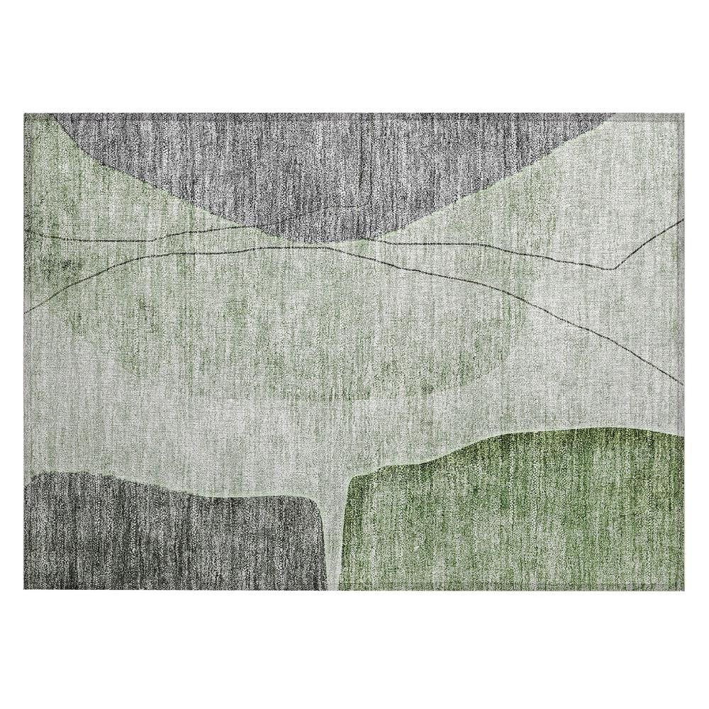 Chantille ACN696 Green 1'8" x 2'6" Rug. Picture 1