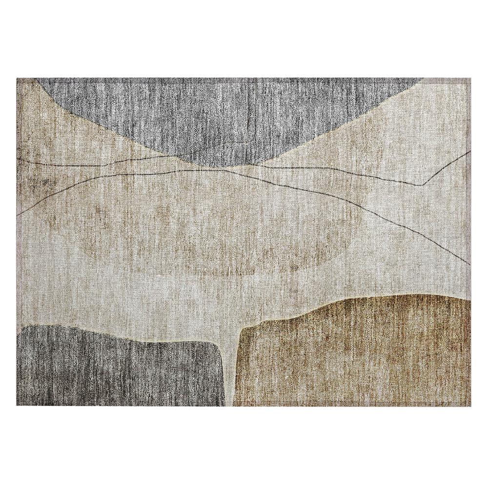 Chantille ACN696 Brown 1'8" x 2'6" Rug. Picture 1
