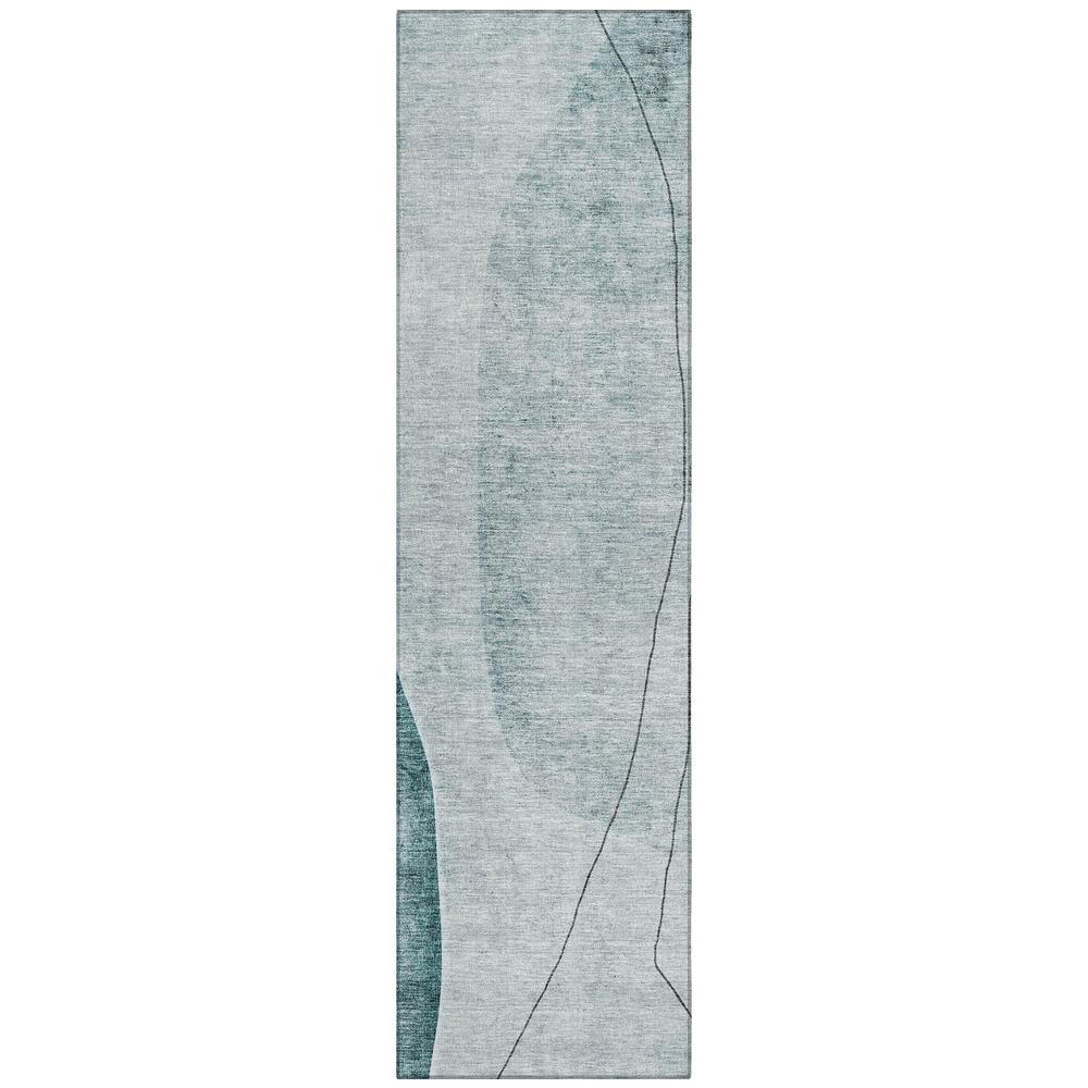 Chantille ACN696 Teal 2'3" x 7'6" Rug. Picture 1