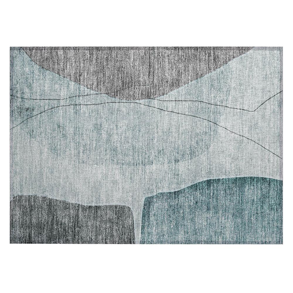 Chantille ACN696 Teal 1'8" x 2'6" Rug. Picture 1
