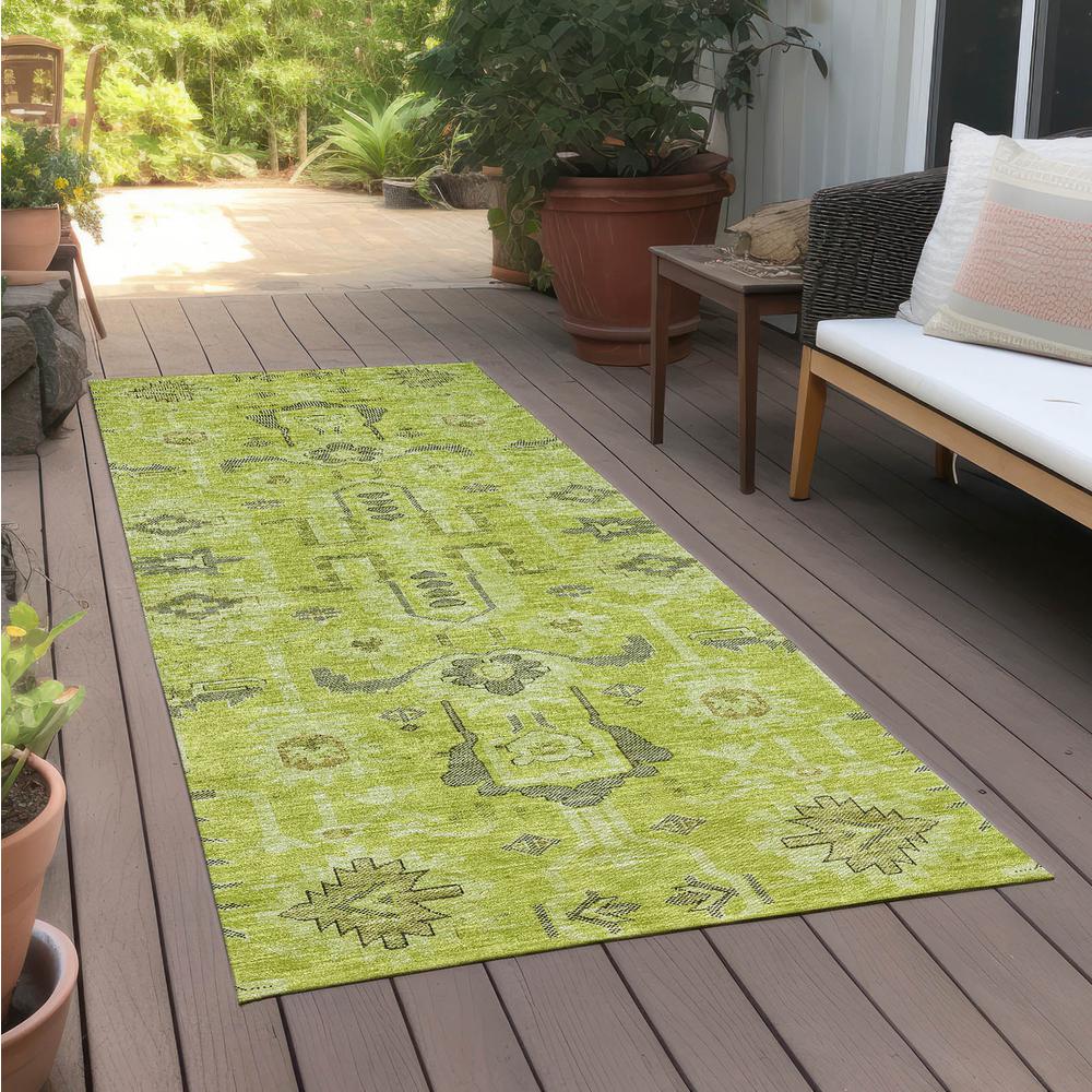 Chantille ACN697 Green 2'3" x 7'6" Rug. Picture 7