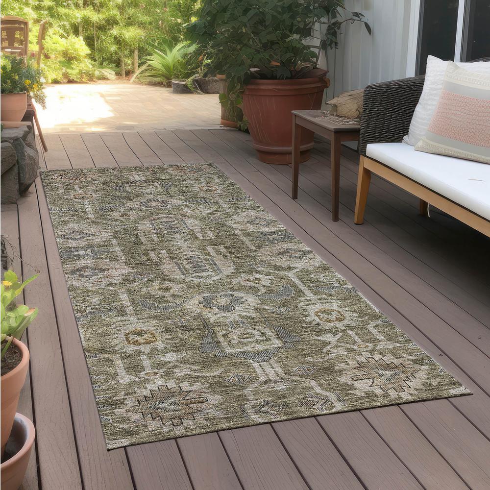 Chantille ACN697 Brown 2'3" x 7'6" Rug. Picture 7
