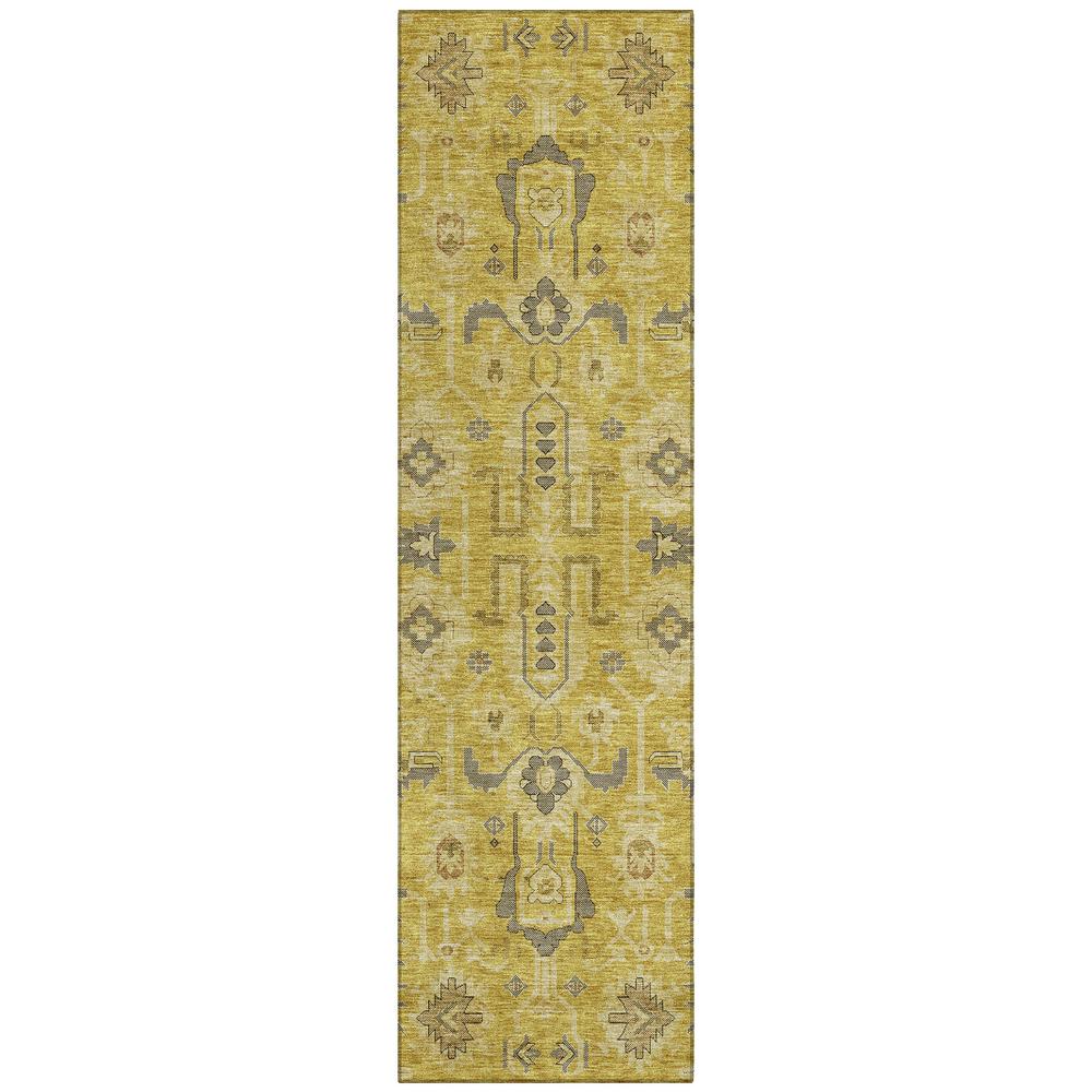 Chantille ACN697 Gold 2'3" x 7'6" Rug. Picture 1