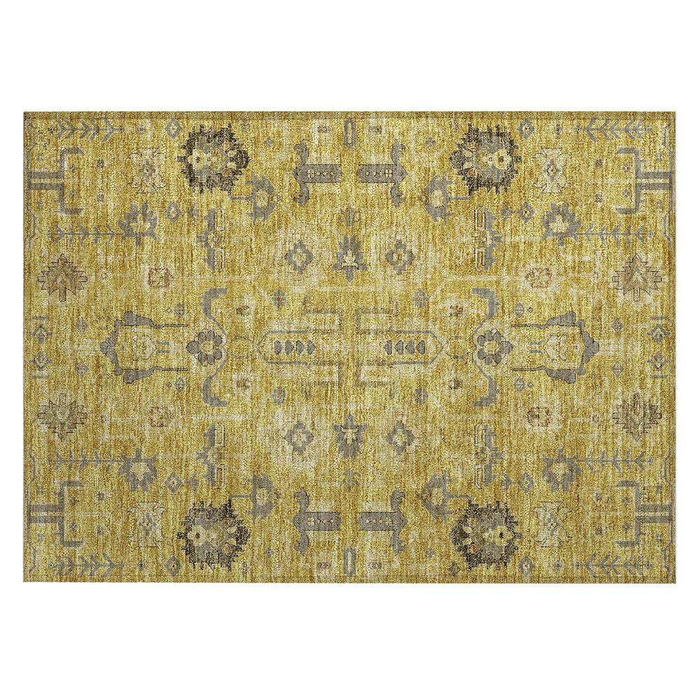 Chantille ACN697 Gold 1'8" x 2'6" Rug. Picture 1
