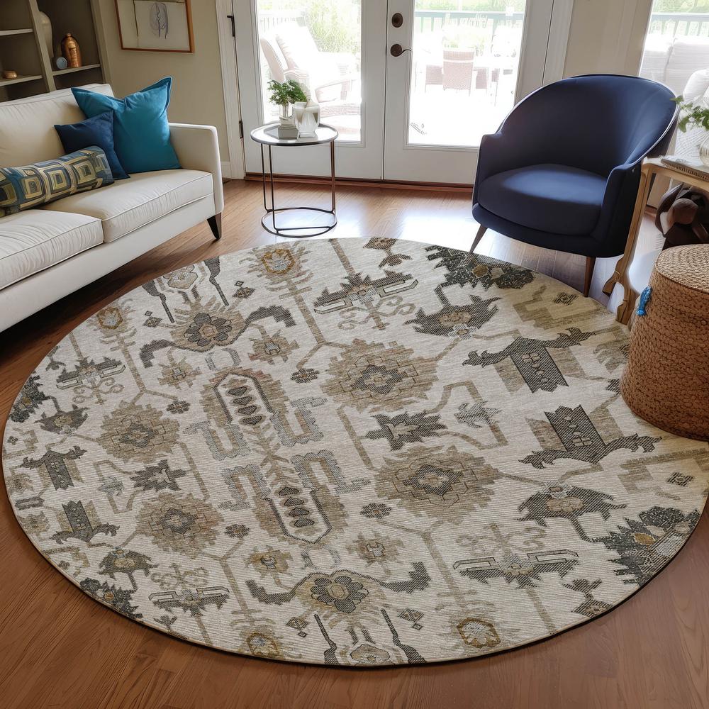 Chantille ACN697 Ivory 8' x 8' Rug. Picture 6