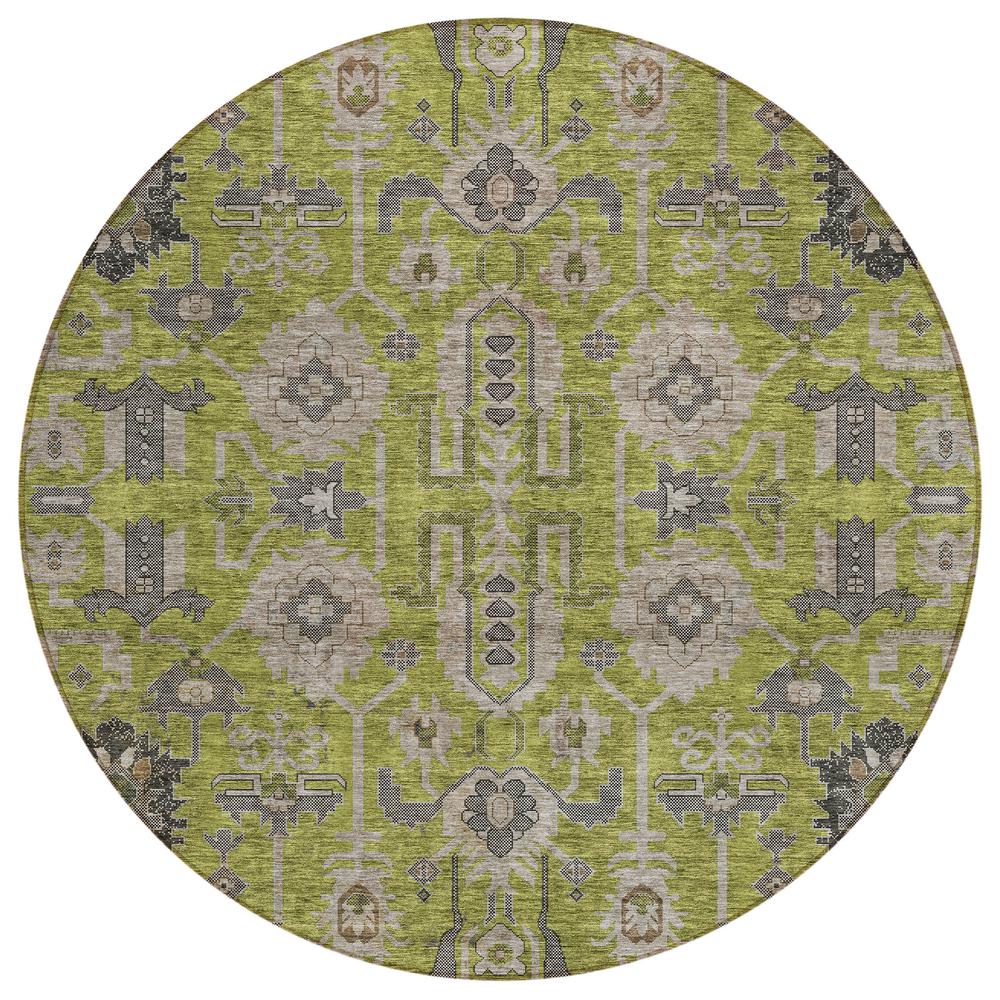 Chantille ACN697 Green 8' x 8' Rug. Picture 1
