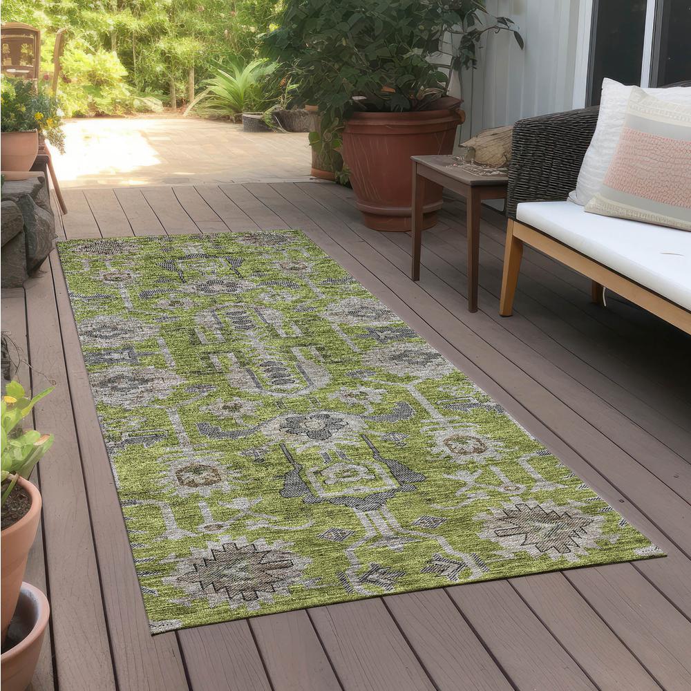 Chantille ACN697 Green 2'3" x 7'6" Rug. Picture 7