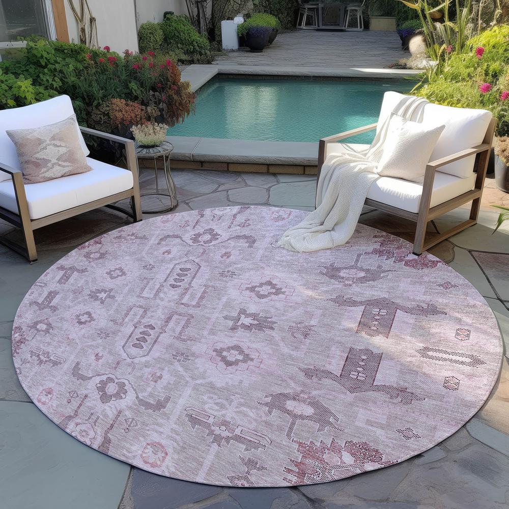 Chantille ACN697 Pink 8' x 8' Rug. Picture 7