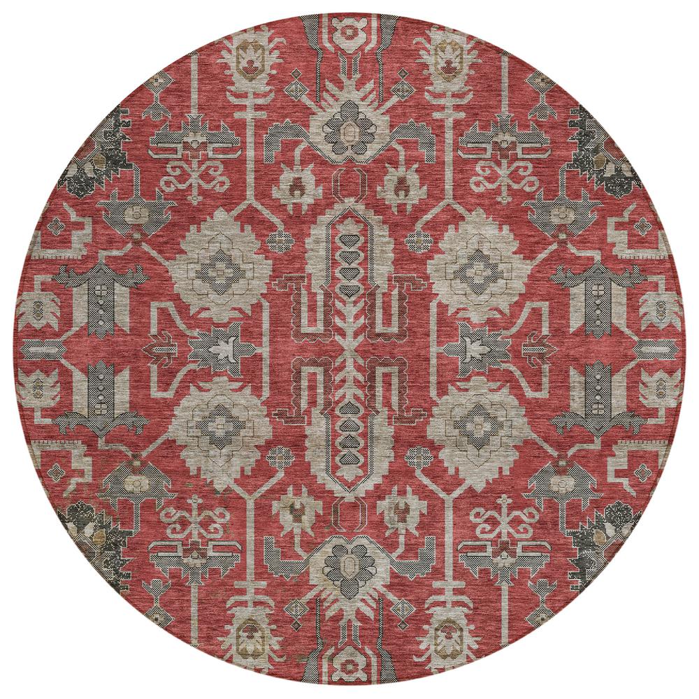 Chantille ACN697 Red 8' x 8' Rug. Picture 1