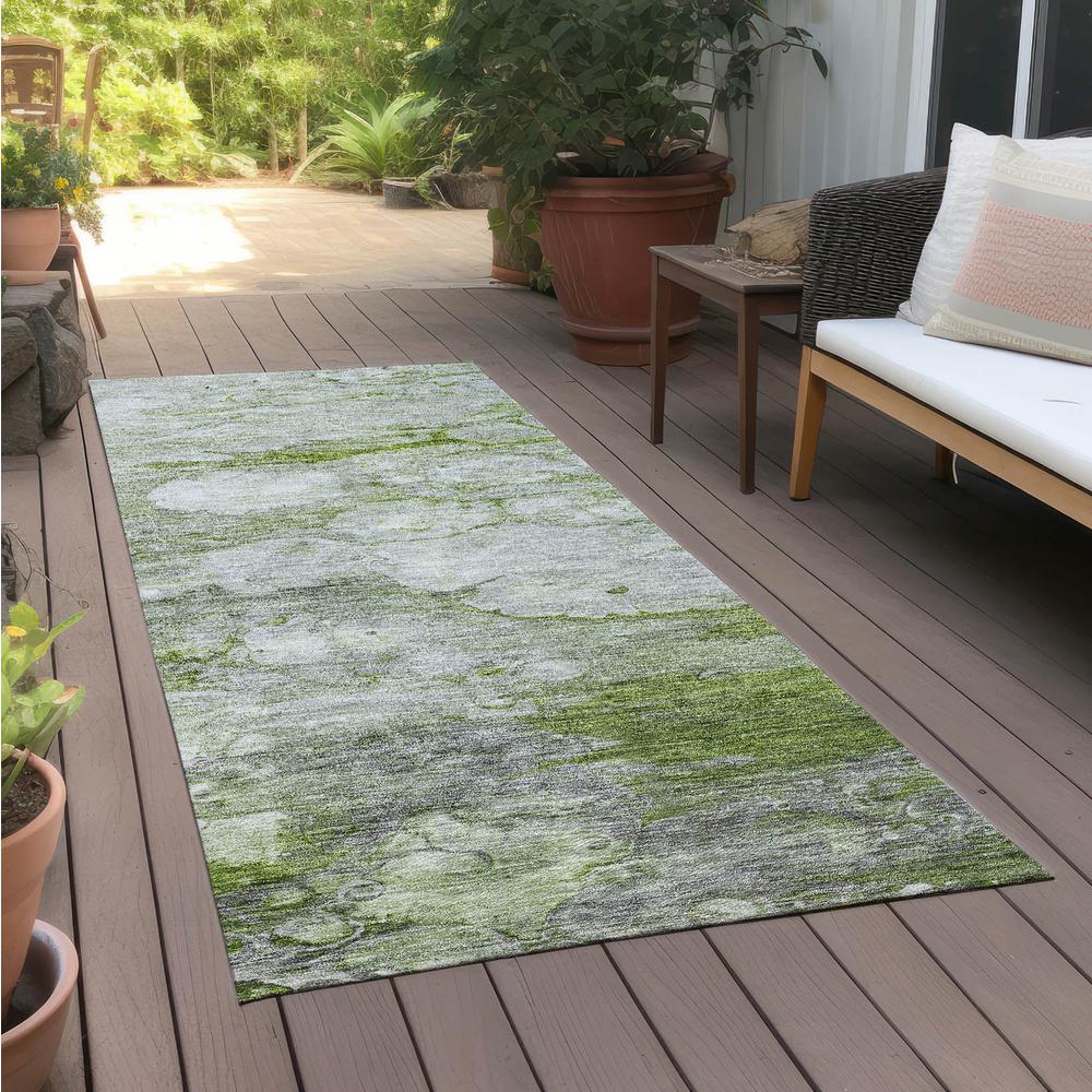 Chantille ACN698 Green 2'3" x 7'6" Rug. Picture 7