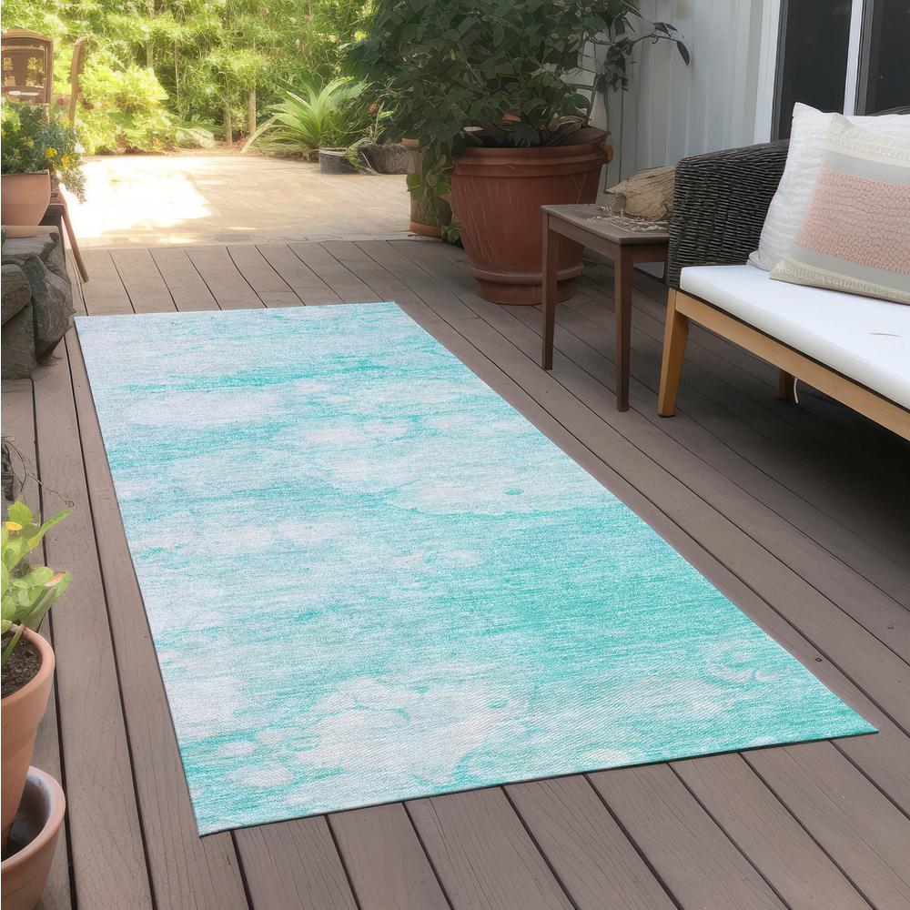 Chantille ACN699 Teal 2'3" x 7'6" Rug. Picture 7