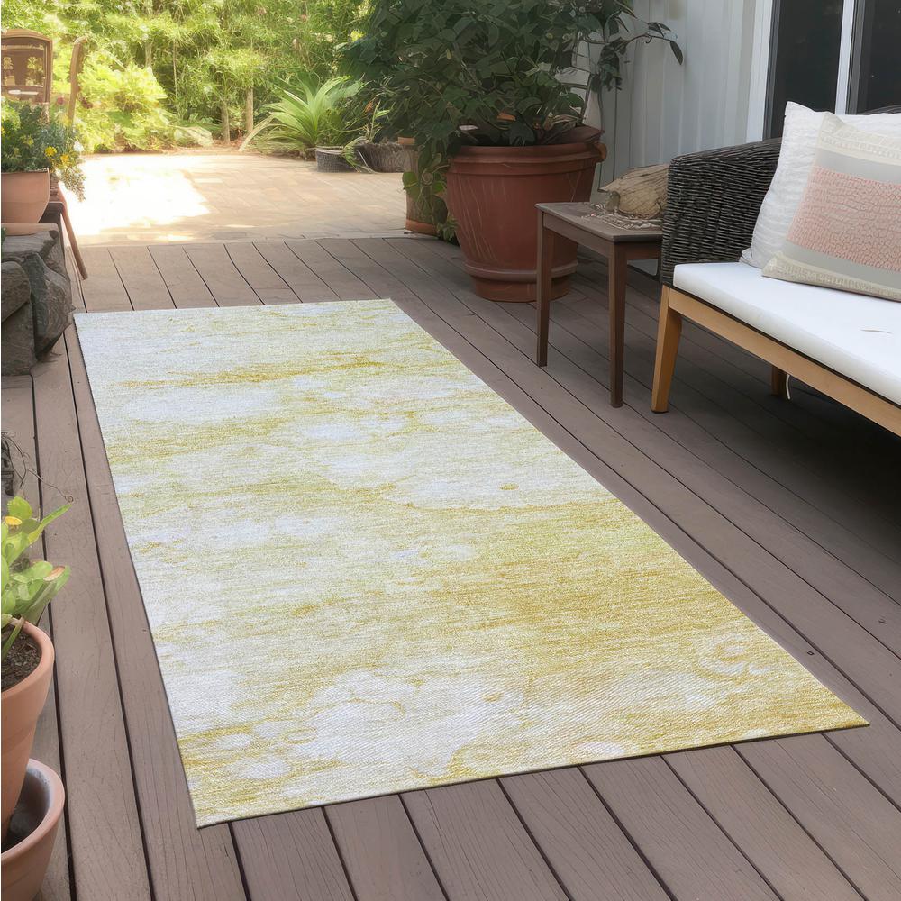 Chantille ACN699 Gold 2'3" x 7'6" Rug. Picture 7