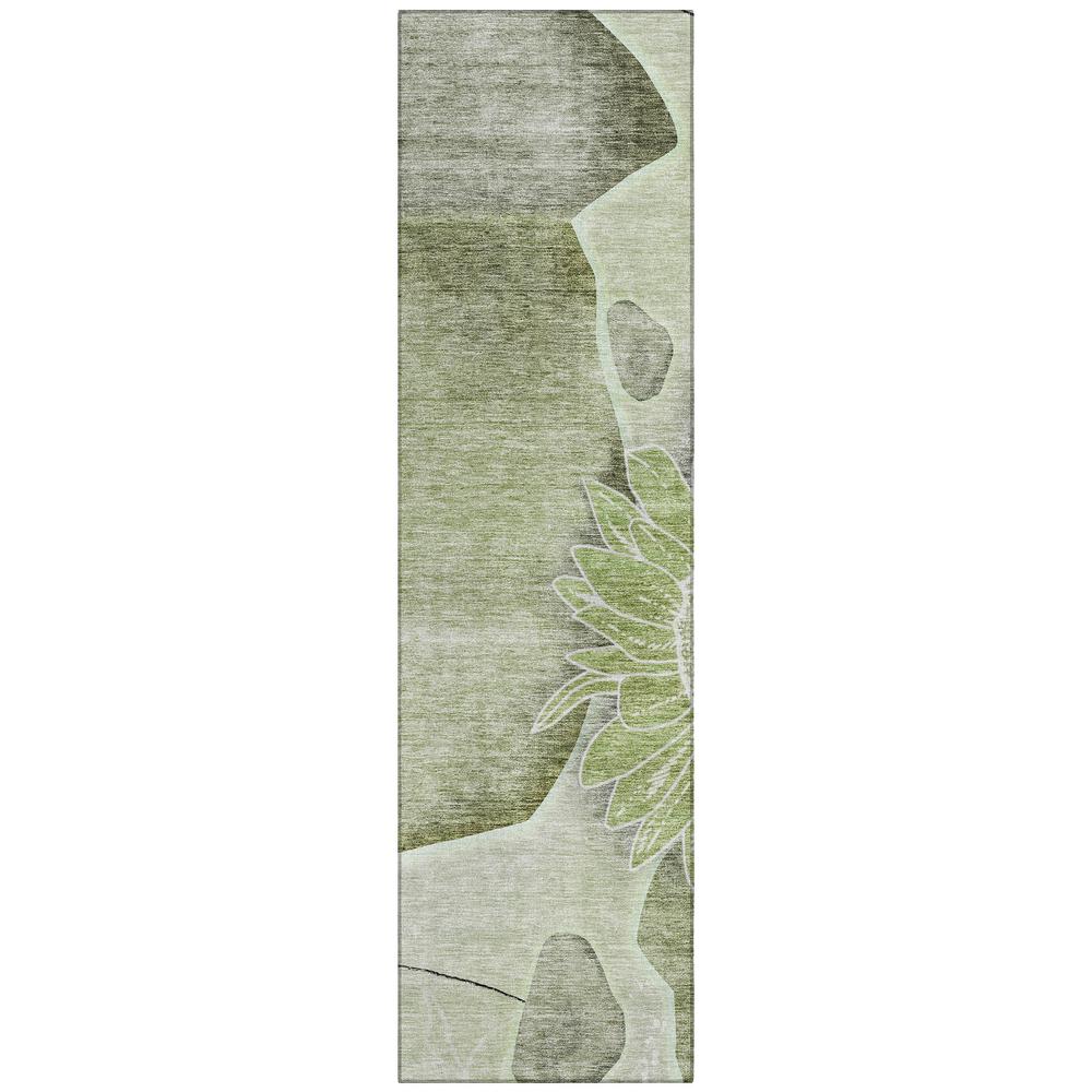 Chantille ACN700 Green 2'3" x 7'6" Rug. Picture 1