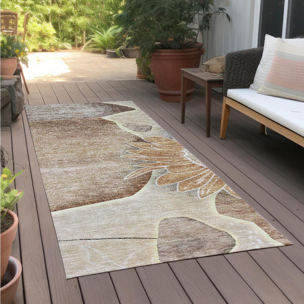 Chantille ACN700 Brown 2'3" x 7'6" Rug. Picture 7