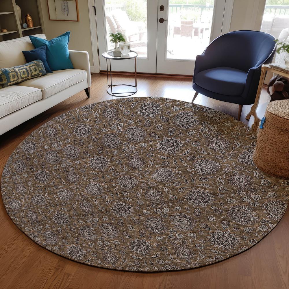 Chantille ACN702 Brown 8' x 8' Rug. Picture 6
