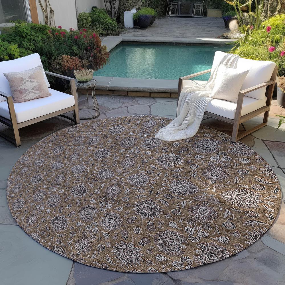 Chantille ACN702 Brown 8' x 8' Rug. Picture 7