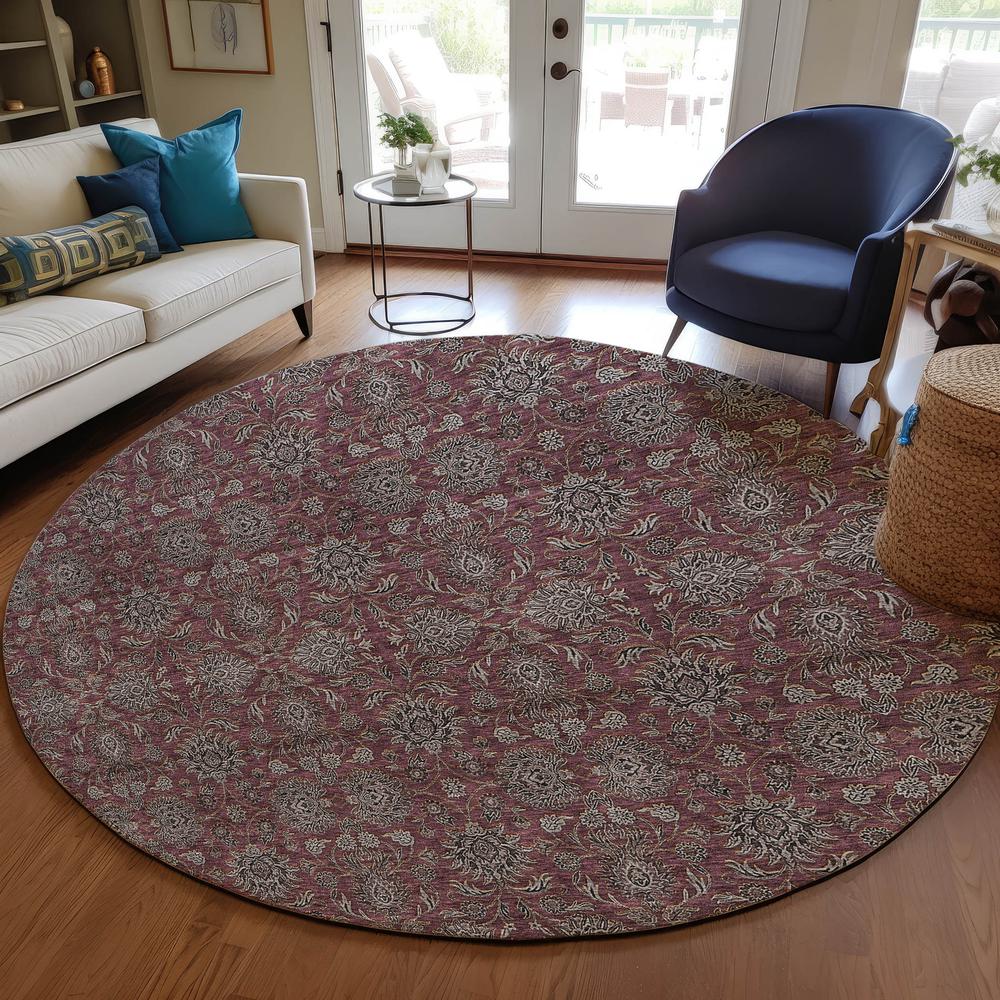 Chantille ACN702 Red 8' x 8' Rug. Picture 6