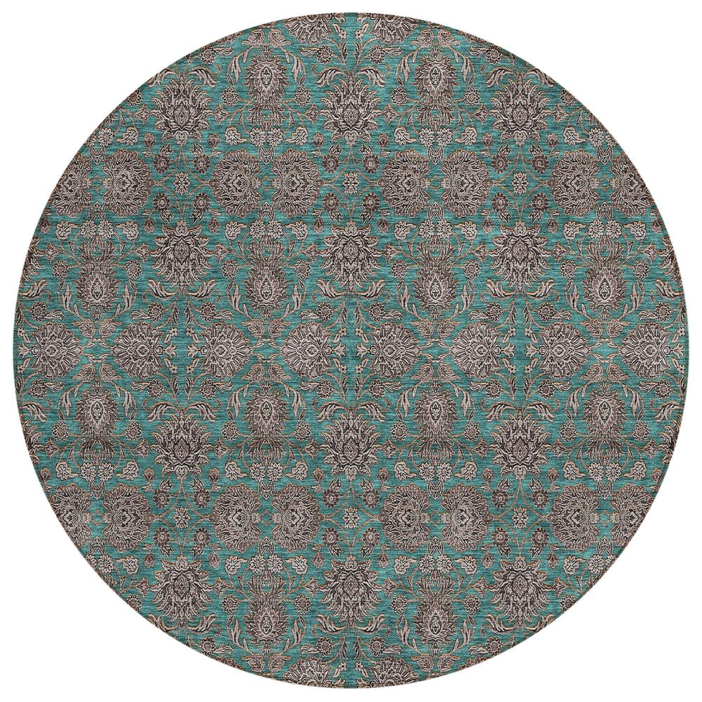 Chantille ACN702 Teal 8' x 8' Rug. Picture 1