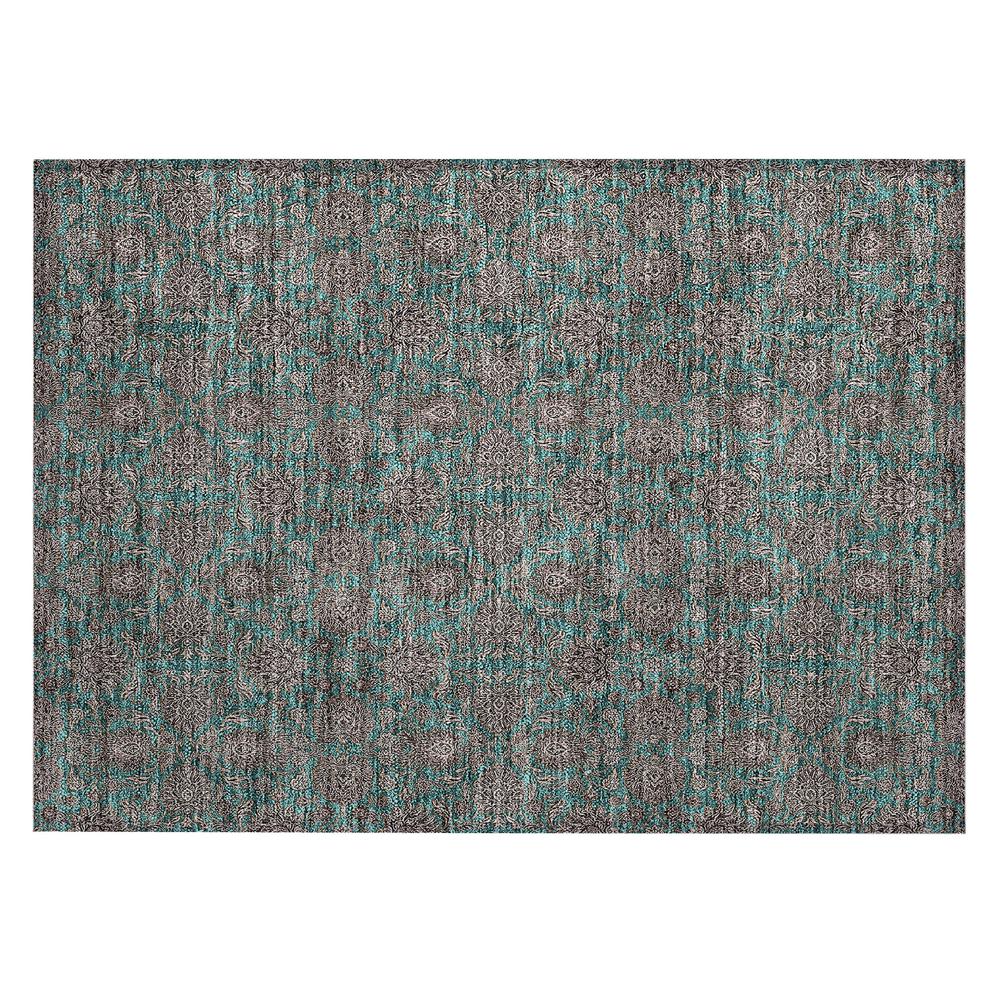 Chantille ACN702 Teal 1'8" x 2'6" Rug. Picture 1