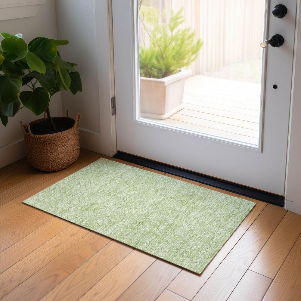 Chantille ACN703 Green 1'8" x 2'6" Rug. Picture 6