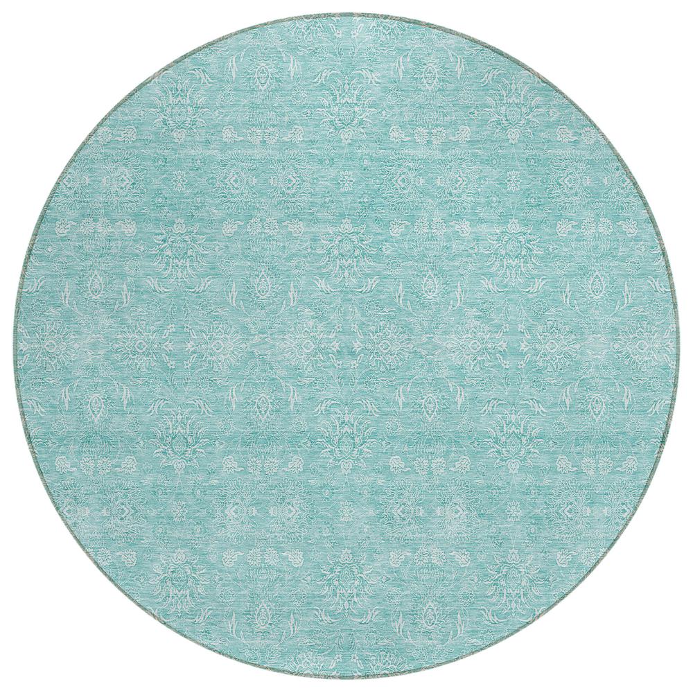 Chantille ACN703 Teal 8' x 8' Rug. Picture 1