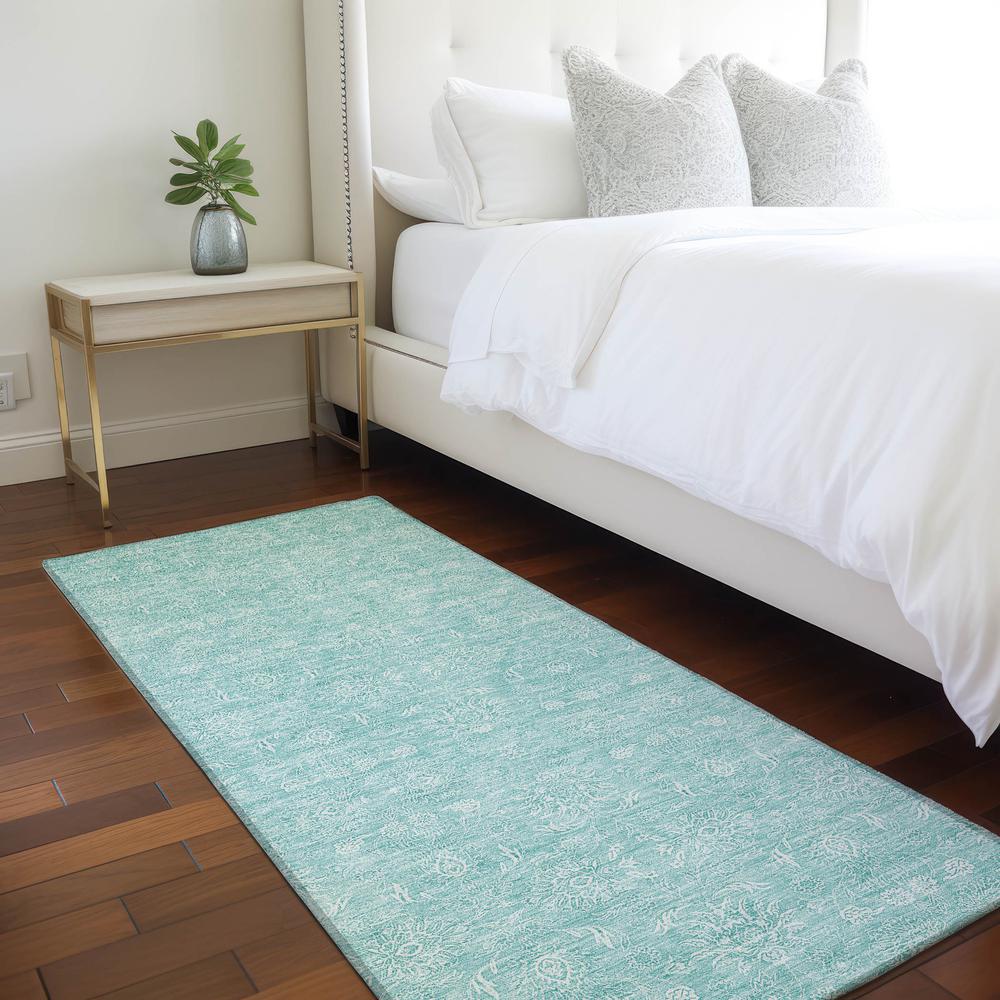Chantille ACN703 Teal 2'3" x 7'6" Rug. Picture 6