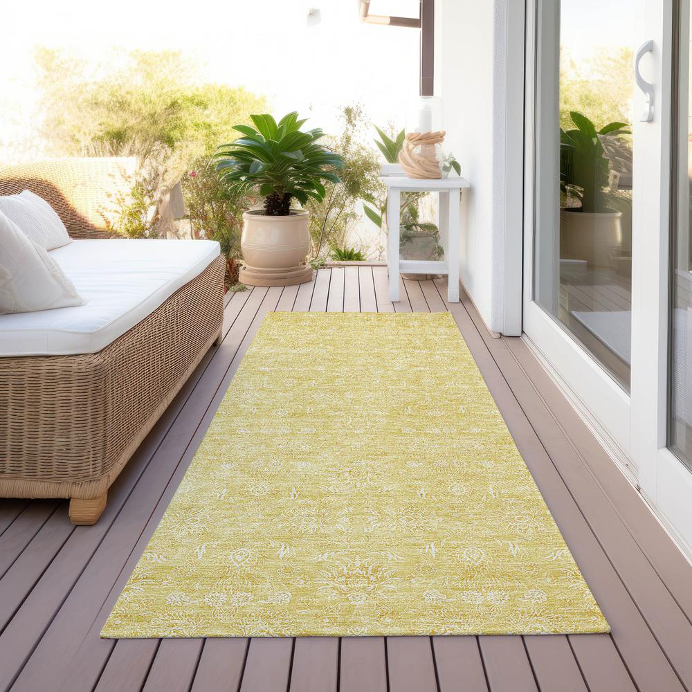 Chantille ACN703 Gold 2'3" x 7'6" Rug. Picture 7