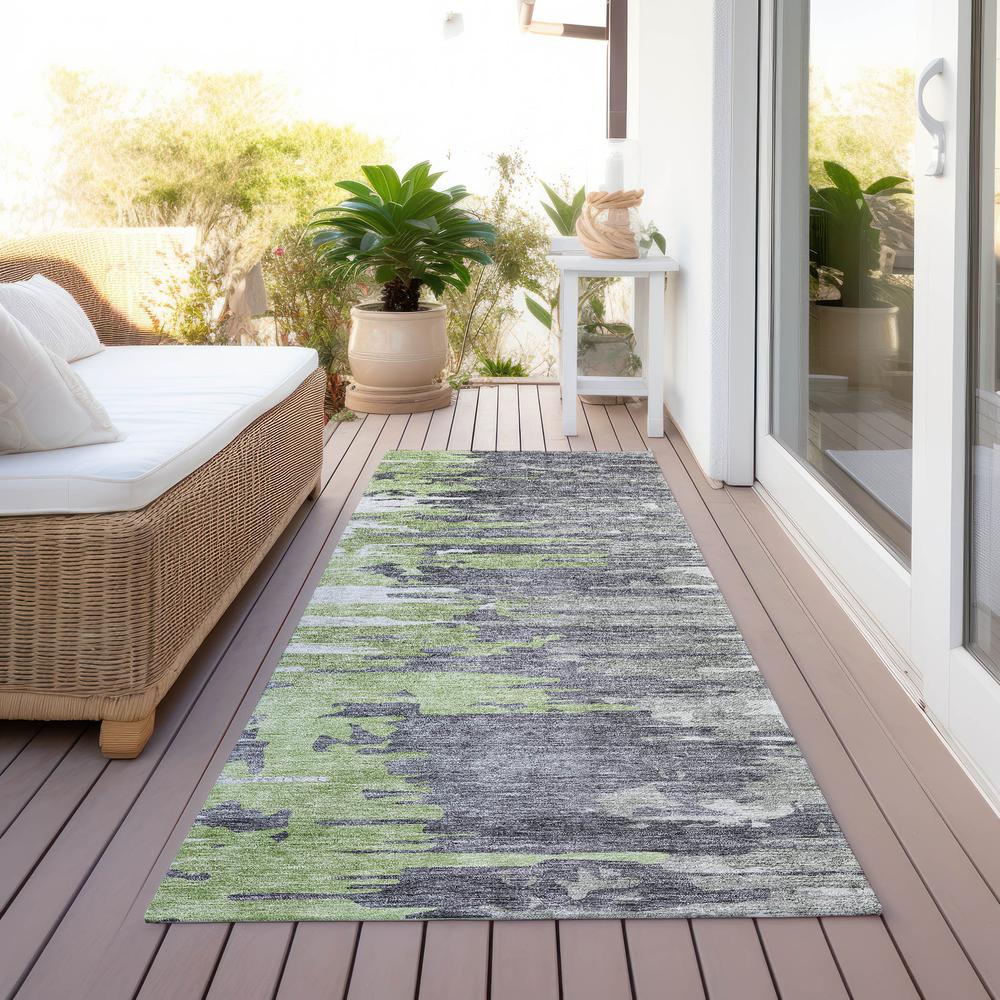 Chantille ACN704 Green 2'3" x 7'6" Rug. Picture 7