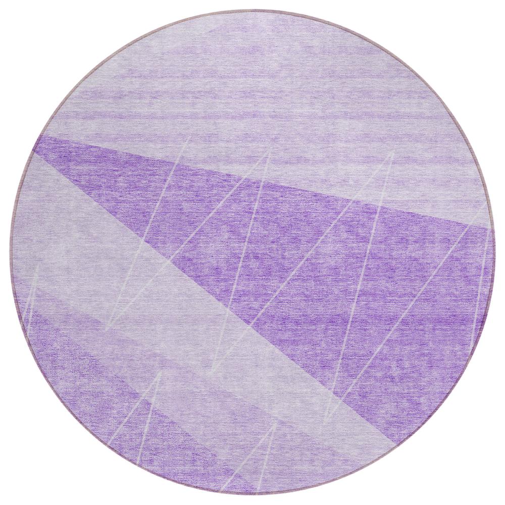Chantille ACN706 Purple 8' x 8' Rug. Picture 1