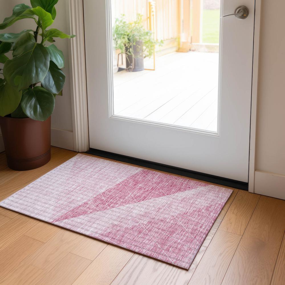 Chantille ACN706 Pink 1'8" x 2'6" Rug. Picture 6
